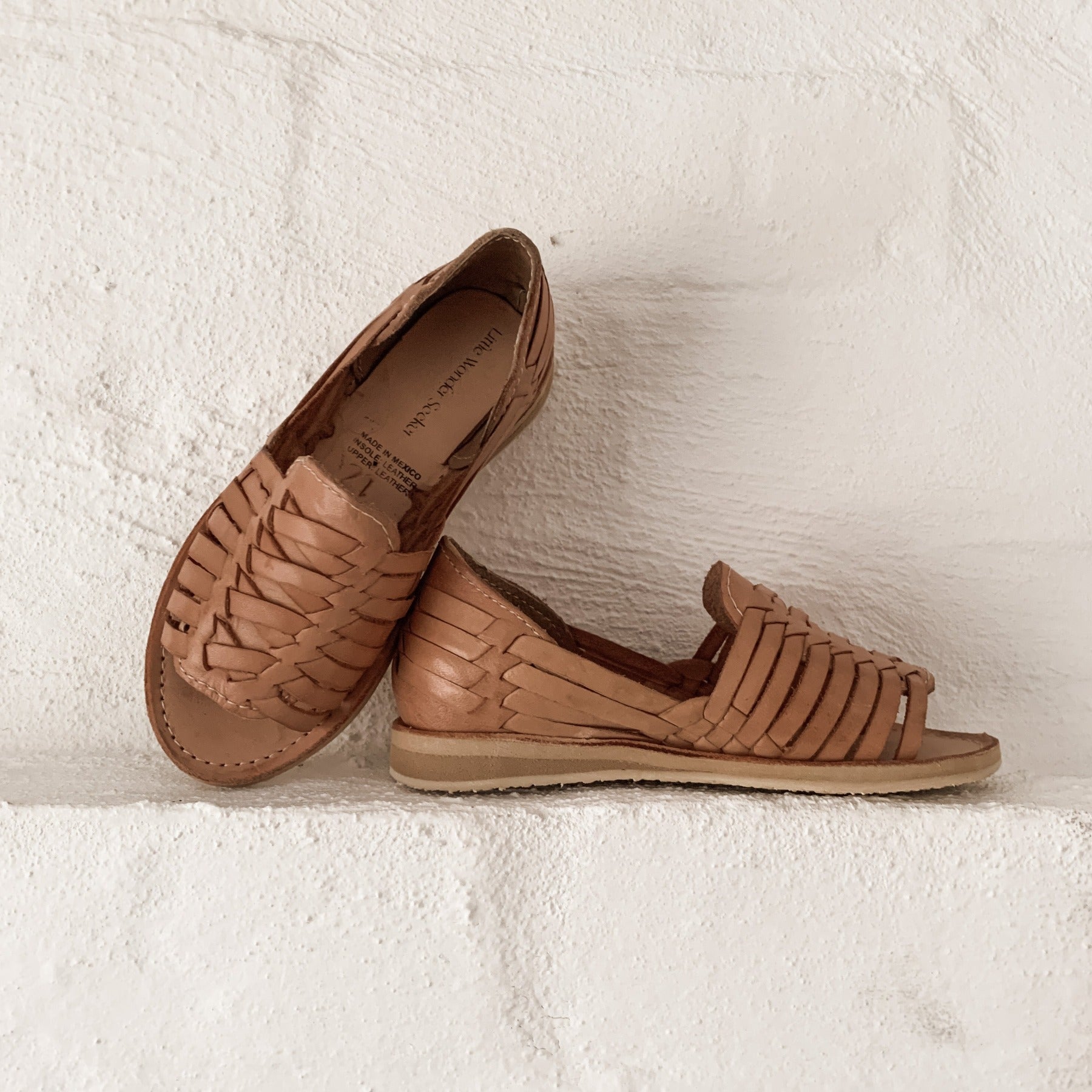 Sandals | Leather Woven Huarache Sandal | Oasis