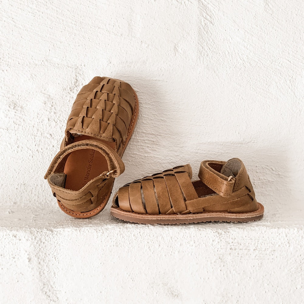 Luna Huarache Velcro Sandals